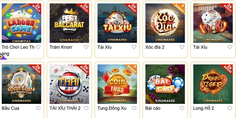Game bài KingMaker - sảnh giải trí hấp dẫn và lôi cuốn