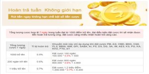 Khuyến mãi hoàn trả - thông tin về các chương trình hot